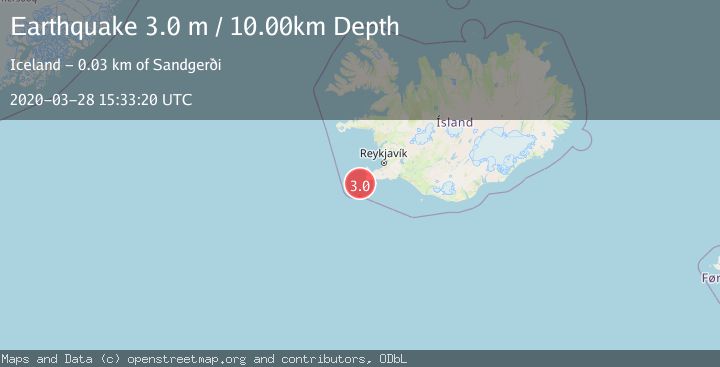Map of ICELAND REGION