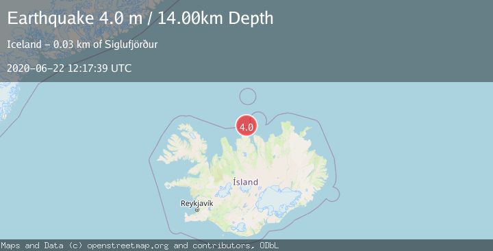 Map of ICELAND REGION