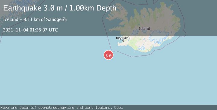 Map of ICELAND REGION