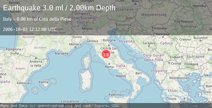 Map of CENTRAL ITALY