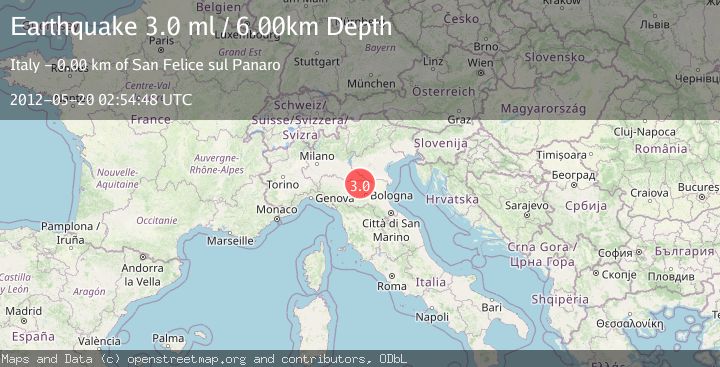 Map of NORTHERN ITALY