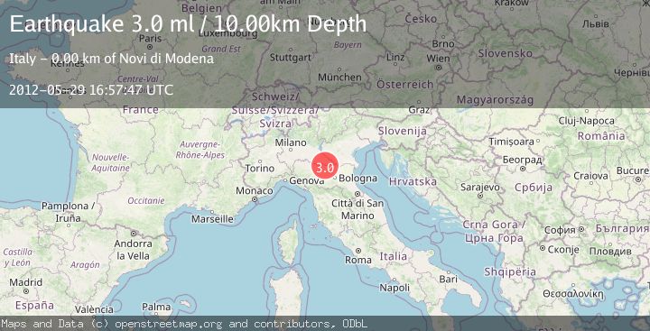 Map of NORTHERN ITALY