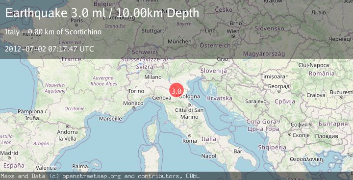 Map of NORTHERN ITALY