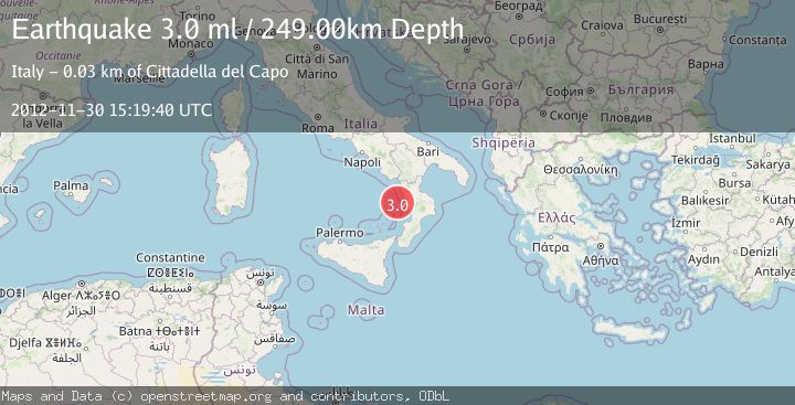 Map of SOUTHERN ITALY