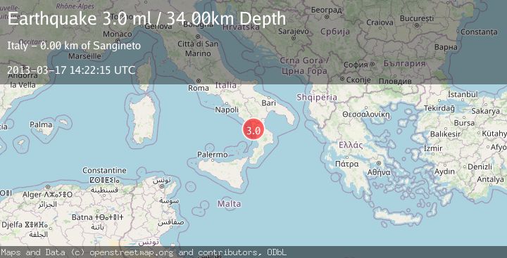 Map of SOUTHERN ITALY