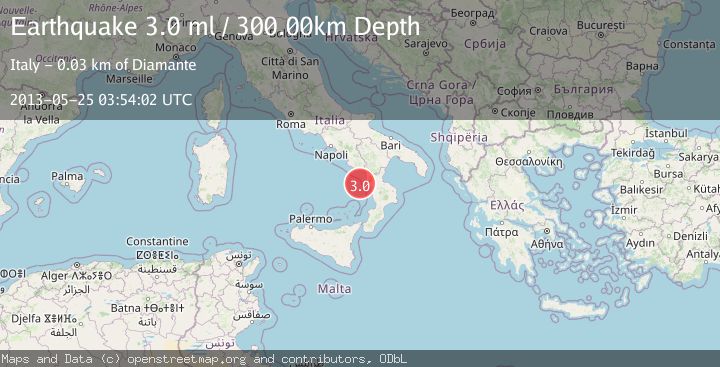 Map of SOUTHERN ITALY