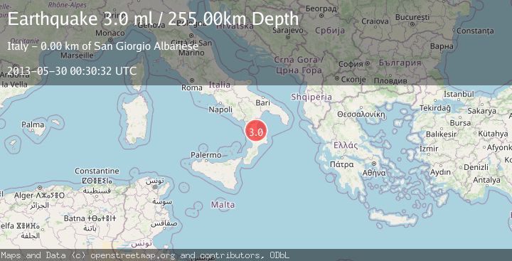 Map of SOUTHERN ITALY