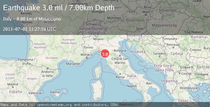 Map of NORTHERN ITALY