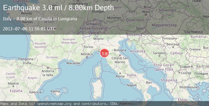 Map of NORTHERN ITALY