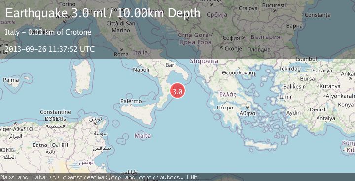 Map of SOUTHERN ITALY