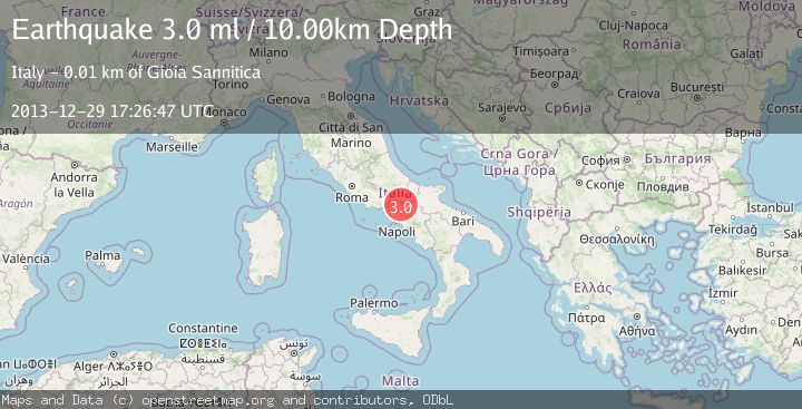 Map of SOUTHERN ITALY