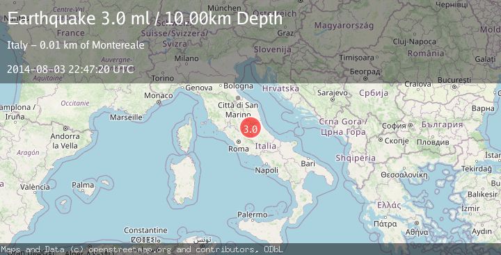 Map of CENTRAL ITALY