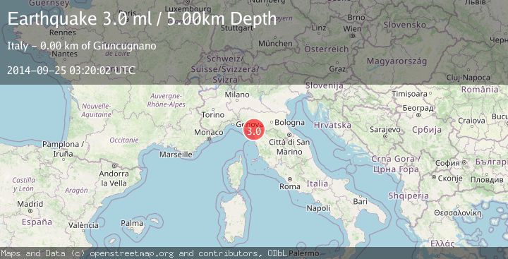 Map of NORTHERN ITALY