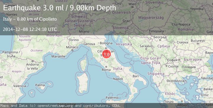 Map of CENTRAL ITALY