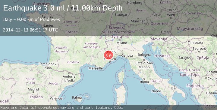 Map of NORTHERN ITALY