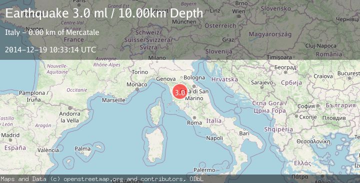 Map of CENTRAL ITALY