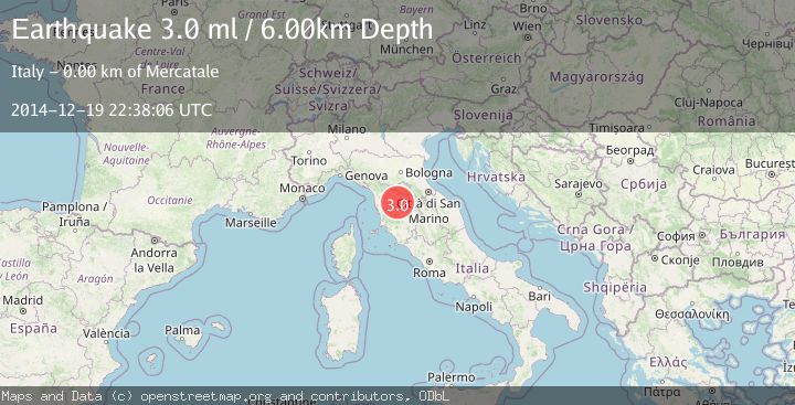 Map of CENTRAL ITALY