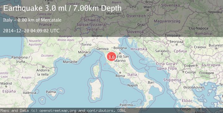 Map of CENTRAL ITALY