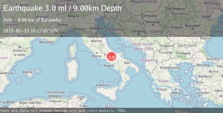 Map of SOUTHERN ITALY