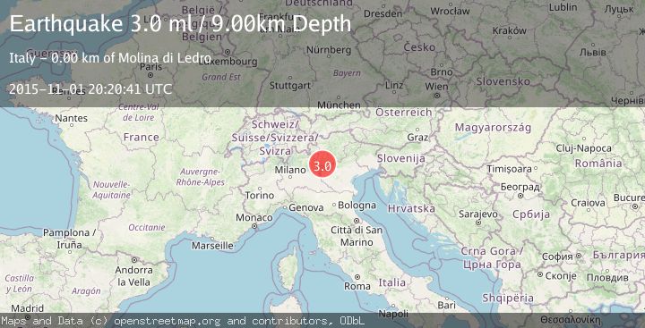 Map of NORTHERN ITALY