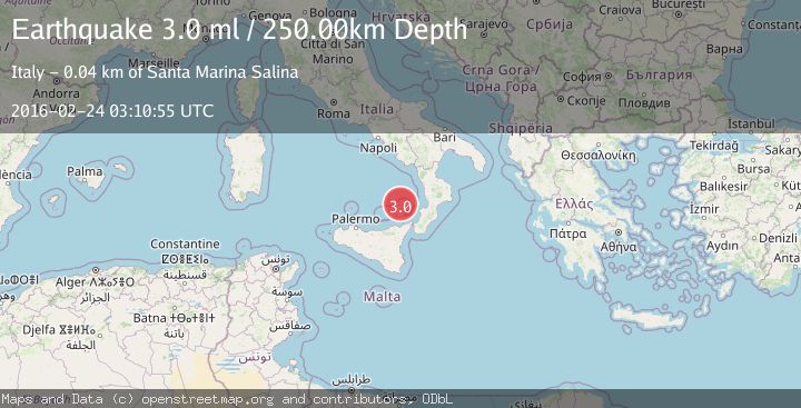Map of SICILY, ITALY