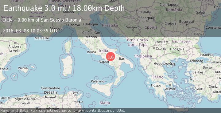 Map of SOUTHERN ITALY