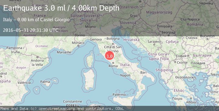 Map of CENTRAL ITALY