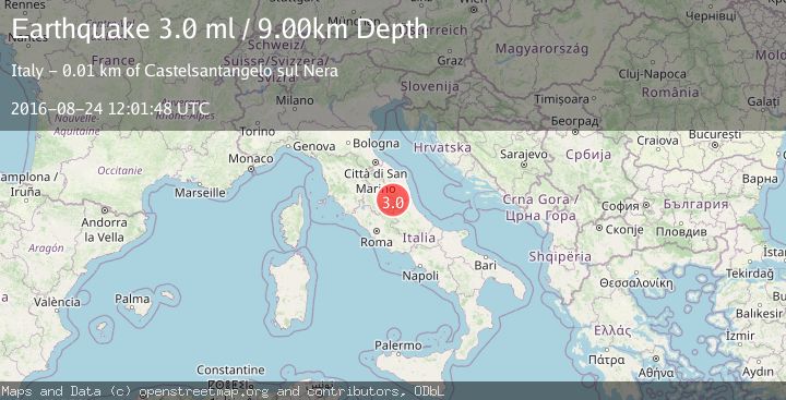 Map of CENTRAL ITALY