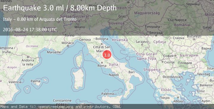 Map of CENTRAL ITALY