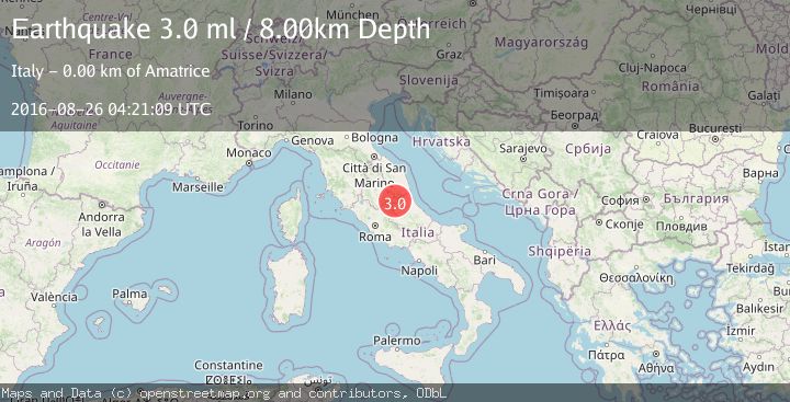 Map of CENTRAL ITALY