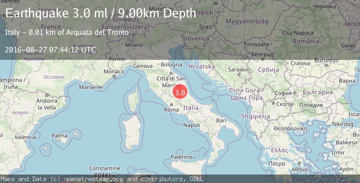 Map of CENTRAL ITALY