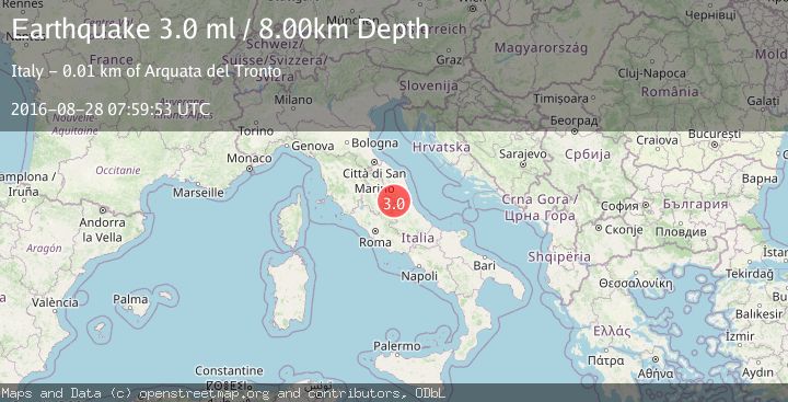 Map of CENTRAL ITALY