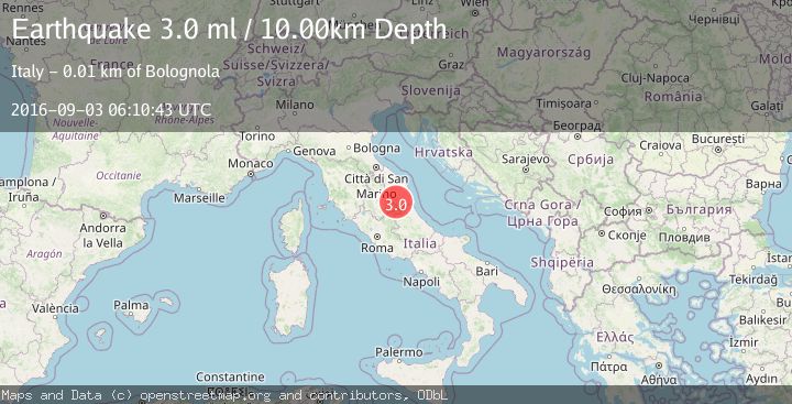 Map of CENTRAL ITALY