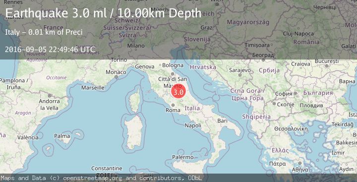 Map of CENTRAL ITALY