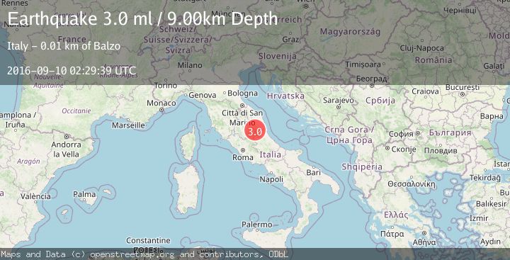 Map of CENTRAL ITALY