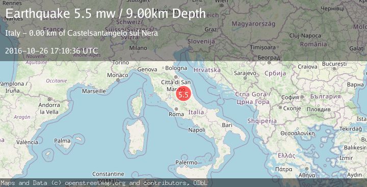 Map of CENTRAL ITALY