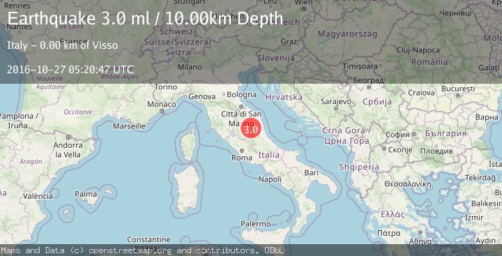 Map of CENTRAL ITALY