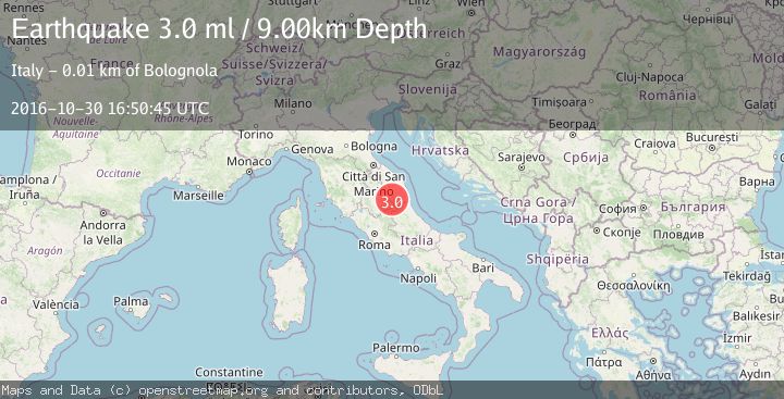 Map of CENTRAL ITALY