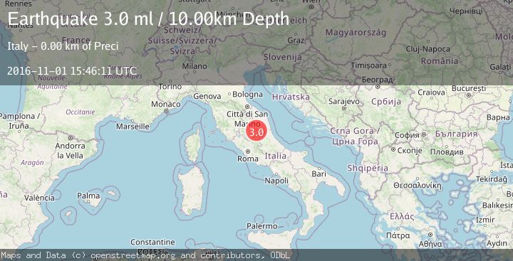 Map of CENTRAL ITALY