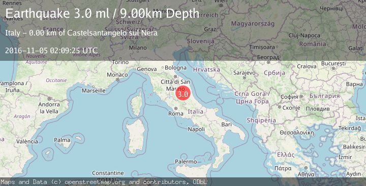 Map of CENTRAL ITALY