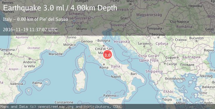 Map of CENTRAL ITALY