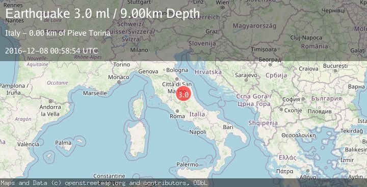 Map of CENTRAL ITALY