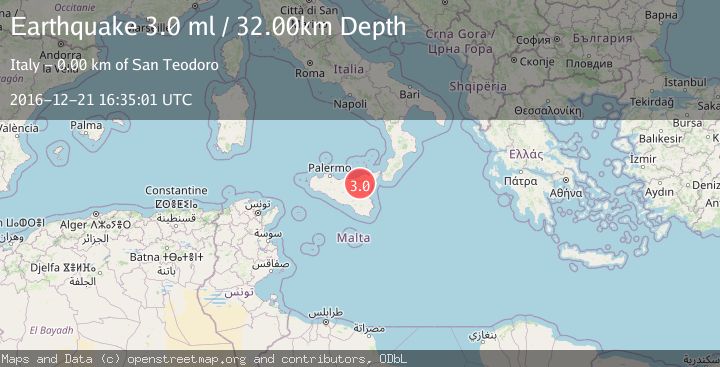 Map of SICILY, ITALY