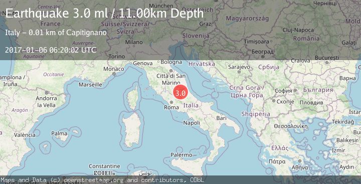 Map of CENTRAL ITALY