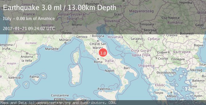 Map of CENTRAL ITALY