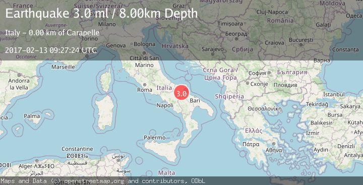 Map of SOUTHERN ITALY