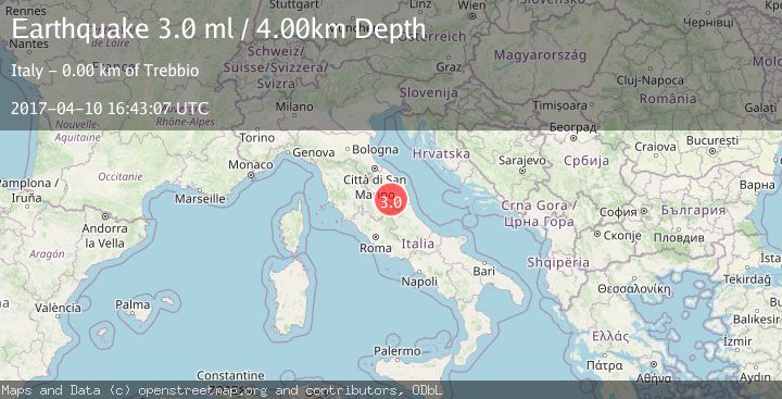 Map of CENTRAL ITALY