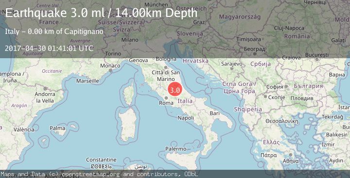 Map of CENTRAL ITALY