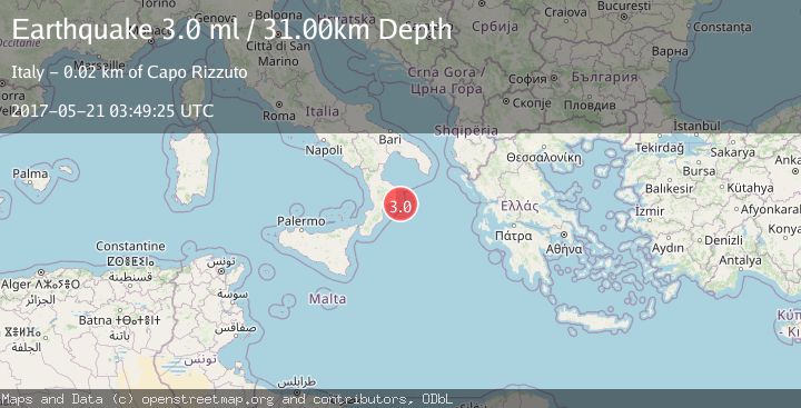Map of SOUTHERN ITALY