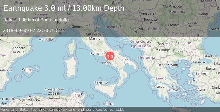 Map of SOUTHERN ITALY